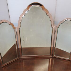 Very Rare Quality Deco Triple Mirror