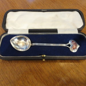 Arts & Crafts Silver Baby Spoon
