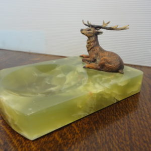 Cold Painted Bronze Stag