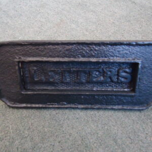 Vintage Cast Iron Letter Box